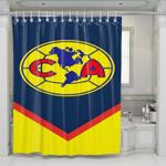 club america batch logo shower curtains 0