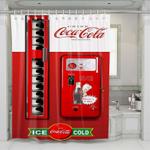 coca cola vending machine 1 shower curtains 0