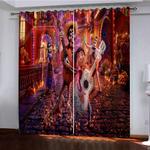 coco curtains pattern blackout window drapes 0