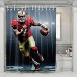 cold vibe football player nfl shower curtains 0