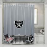 collage of oakland raiders football shower curtains 0