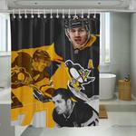 collage sidney crosby nhl shower curtains 0