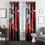 color smoke bulls nba basketball window curtain 0