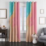 colorful aesthetic brush window curtains 0