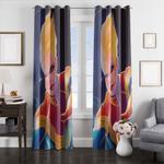 colorful of captain marvel window curtains 0