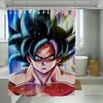colorful son goku dragon ball shower curtains 0