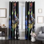 comic teen titans window curtains 0