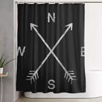 compass shower curtain 0