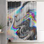 confusion in her eyes that says it all shower curtain 0