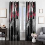 coolest bloodhound monochrome window curtain 0