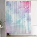cotton candy sky shower curtain 0