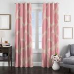 cow pink pattern abstract window curtain 0
