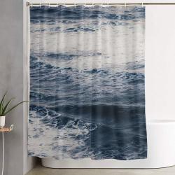 Crashing Surf Shower Curtain Set Bathroom Set For Bathroom Decor Best Gift For Friends