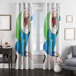 crazy finn adventure time window curtains 0
