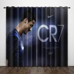 cristiano ronaldo cr7 curtains pattern blackout window drapes 0