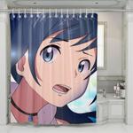 cry a little bit hina amano weathering with you shower curtains 0