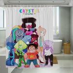 crystal gems steven universe shower curtains 0