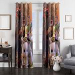 cute character toy story window curtain 0