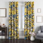 cute expressions of minions window curtain 0
