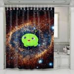 cute final space galaxy shower curtains 0