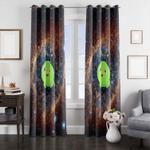 cute final space galaxy window curtain 0
