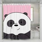 cutest panda we bare bears shower curtains 0