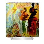 dali oil painting reproduction the hallucinogenic toreador shower curtain 0