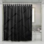 dark brick minimalist shower curtains 0