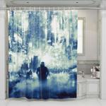 dark rain blade runner 2049 shower curtains 0