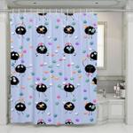 dark side my neighbor totoro shower curtains 0