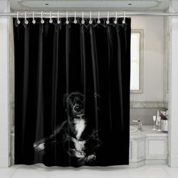 Darkness Dog Shower Curtain Set Bathroom Set For Bathroom Decor Best Gift For Friends