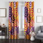 dart target purple red window curtain 0