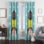 darth vader jedi star wars window curtain 0