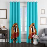 darwin watterson the amazing world of gumball window curtains 0