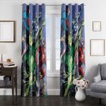 dc comics character window curtains 0