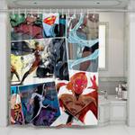 dc comics style shower curtains 0