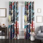 dc comics style window curtains 0
