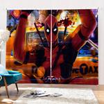 deadpool curtains cosplay blackout window drapes for room decoration 0