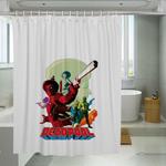 deadpool universe iron fist marvel shower curtains 0