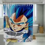 defense vegeta fighting shower curtains 0