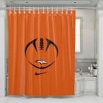 denver broncos nike 2 shower curtains 0