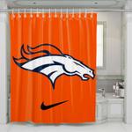 denver broncos nike logo shower curtains 0