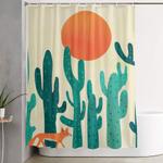 desert fox shower curtain 0