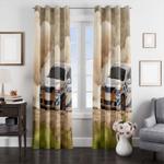 desert offroad car racing window curtain 0