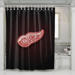 detroit red wings cool logo shower curtains 0