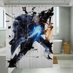 devil may cry game concept character shower curtains 0