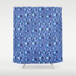 digital dew shower curtain 0