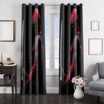 digital painting deadpool window curtains 0