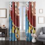 digital painting of character toy story window curtain 0