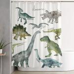 dinosaurs shower curtain 0